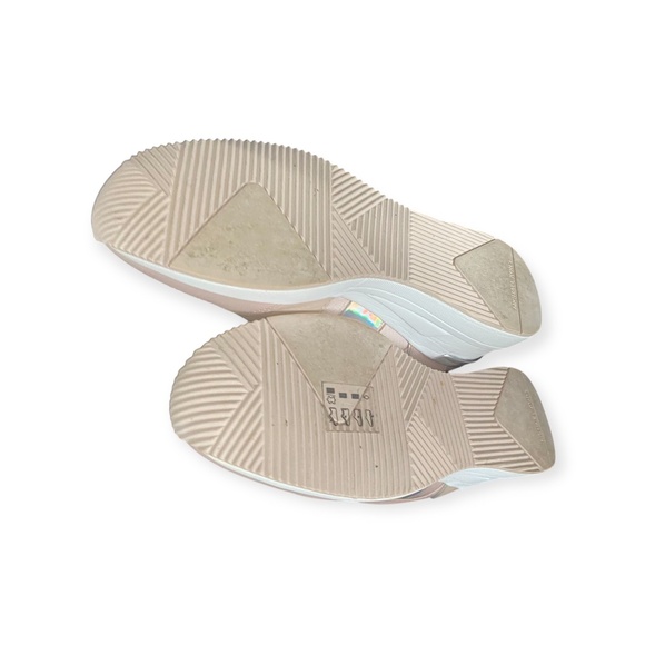 Michael Kors Georgie Striped Leather & Mesh Trainers | NWOT - Picture 8 of 8